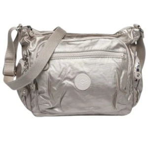 Kipling Basic Gabbie S Shoulder Bag Polyamide Metallic Glow/Gold - Picture 1 of 7