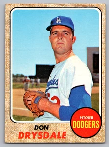 1968 TOPPS #145 DON DRYSDALE DODGERS - Picture 1 of 3