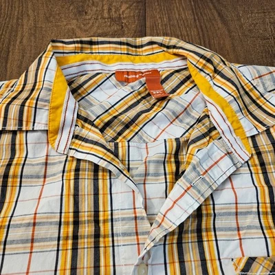 Camisa Rocawear 3XL a Cuadros Manga Corta Abotonada Informal Urbana Moda Auténtica Foto 1 de 4