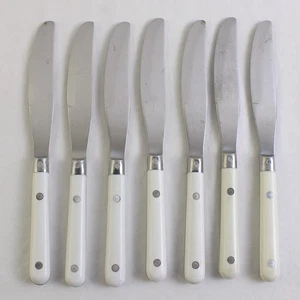 Menge 7 Edelstahl Washington Forge Karneval weiß Tafelmesser 8,5 Zoll - Bild 1 von 5