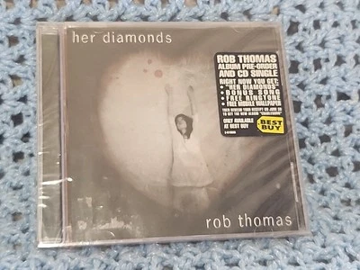 ROB THOMAS Her Diamonds/Overrun CD Single NEW Factory SEALED OOAK RARE Best Buy - Image 1 of 4