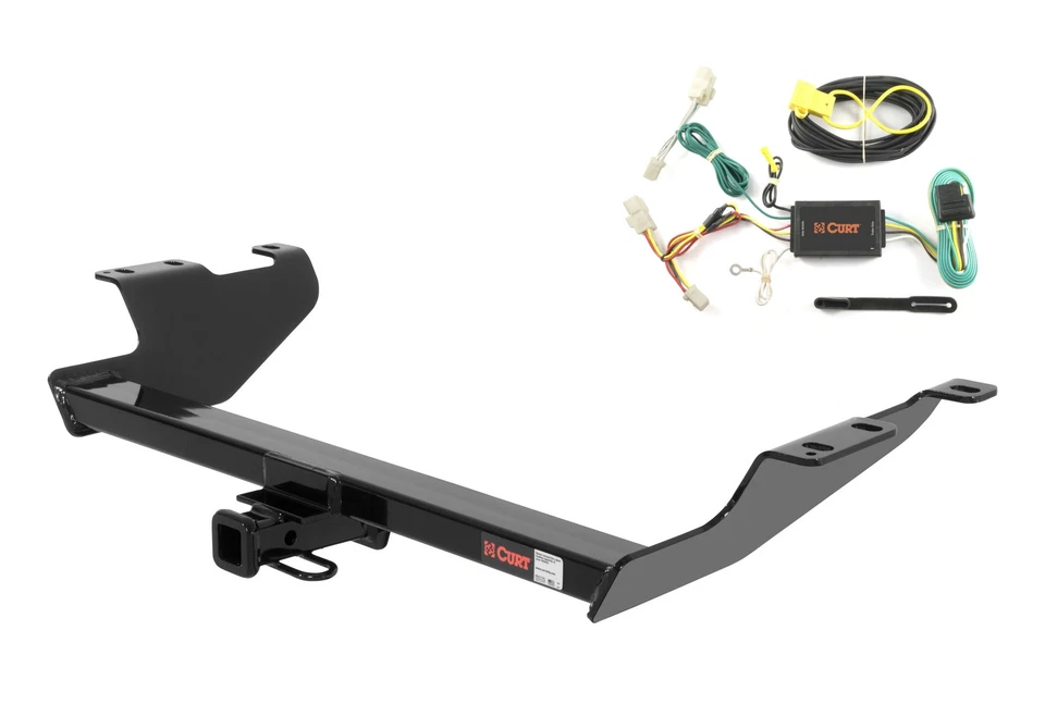 Curt Class 2 Trailer Hitch Receiver & Custom Wiring Harness for 2011-15 Scion xB Foto 1 de 4