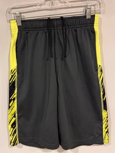Nike Black/Gray/YellowShorts Boys Youth Size L Elastic Waist/Drawstring Pockets - Picture 1 of 18