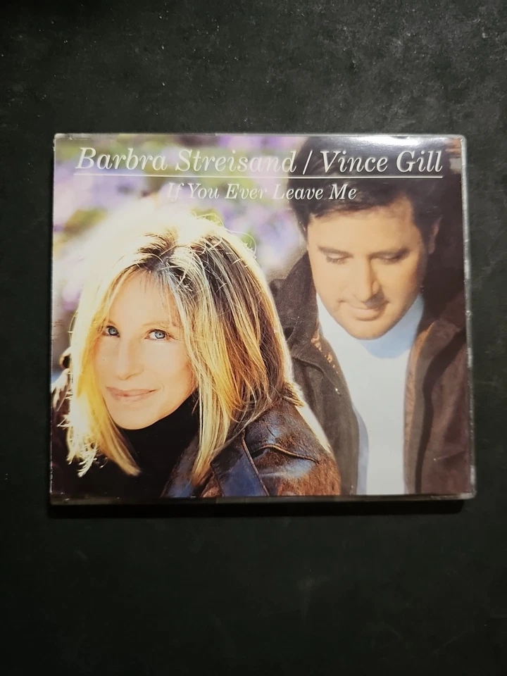 BARBRA STREISAND & VINCE GILL : If You Ever Leave Me - 1999 CD Single Foto 1 de 1