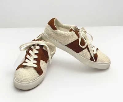 J. Zapatillas Mujer Crew Talla 8 Rayas Sherpa Road Trip Usadas en Excelente Condición  Foto 1 de 4