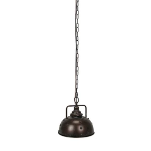 Vintage Industrial Rustic Blackened Metal Farmhouse 84 inch Chain Pendant Light - Picture 1 of 4