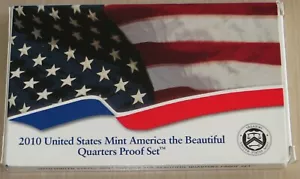 2010 mint Proof US America the Beautiful Quarters (PQ1-2) Set from U.S. Mint - Picture 1 of 4