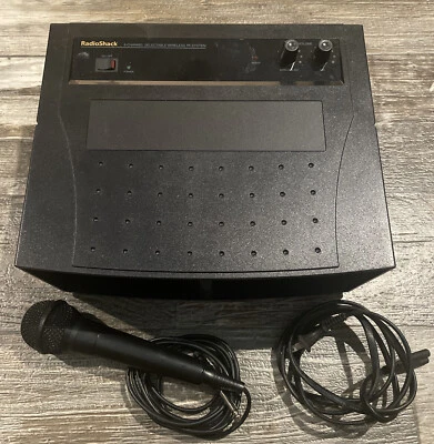 RadioShack 8-Channel, Selectable, Wireless, PA System 32-1245 With Microphone - Image 1 of 4