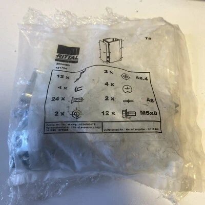 Rittal TS 3004453 Screw Closure Side Walls Made of Steel Sheet Hardware Bag - Image 1 of 4