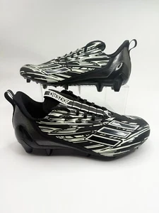 NEW Sz 11 Men Adidas Adizero Glow In The Dark Black Football Cleat IE5447 RARE - Picture 1 of 5