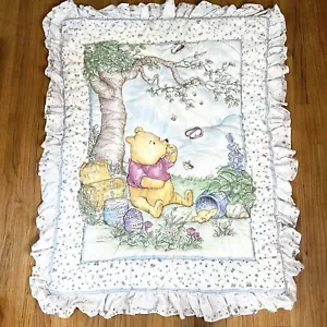 Vintage 1994 Disney Classic Winnie Puuh Krippe Bettdecke Babydecke Quilt - Bild 1 von 9