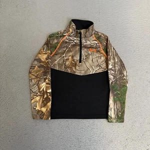 Under Armour Pullover Youth Size XS Camo 1/4 Zip - Picture 1 of 8
