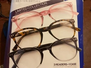 Gafas de lectura Design Optics Foster Grant marco completo para damas 3 PK + 1,25 PK ABIERTO - Imagen 1 de 1