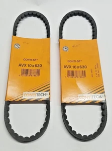 Cntinental CONTITECH AVX10x630 La Accessory Drive V Belt  Conti-SF Lot of 2 - Picture 1 of 4