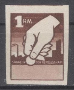 Germany saving stamp Essay MNH revenue fiscal - Picture 1 of 1