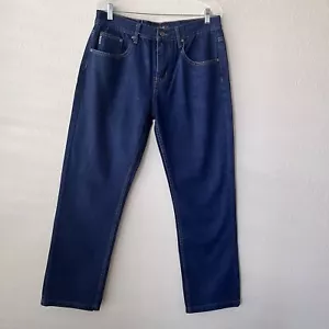 Frank Jeans 2019 Mens Dark Blue Cotton Straight Relaxed Denim Size 36 - Picture 1 of 9