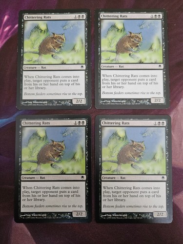 MTG - Chittering Rats - Darksteel - NM/LP x4 | eBay