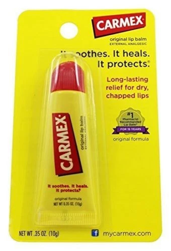 CARMEX Original Classic Lip Balm Tube Medicated External Analgesic
