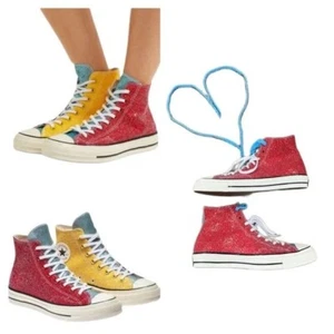 Converse x JW Anderson Chuck Taylor 70 All Star Hi Glitter Pack M-11.5/W-13.5 - Imagen 1 de 1