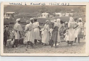 Haiti - KENSCOFF - Market, year 1933 - PHOTOGRAPH - Publ. unknown - Picture 1 of 2