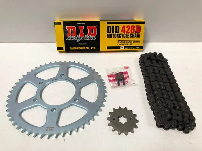 DID Kettensatz Kettenkit Kette Ritzel 14 Z Kettenrad 52 Z Yamaha MT YZF-R 125 - Bild 1 von 4
