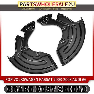 2x Protector antipolvo freno delantero izquierdo y derecho para Audi A6 00-01 Volkswagen Passat 2003 Foto 1 de 4