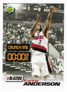 1997 Upper Deck Crunch Time Kenny Anderson Portland Trailblazers #CT01 - Picture 1 of 2