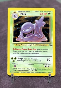 🔥Muk 13/62🔥Pokemon TCG Fossil Unlimited Holo Rare Card WOTC MP - Bild 1 von 5