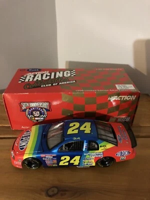 1998 Jeff Gordon #24 Dupont Monte Carlo 1/24 RCCA Clear Window Diecast Bank - Image 1 of 4