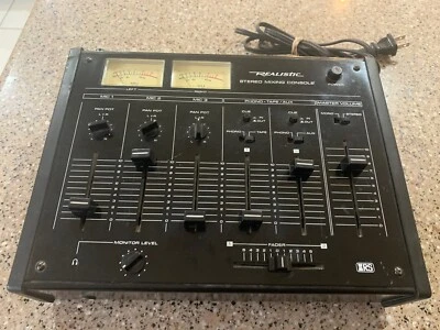 Realistic Stereo Mixing Console Model 32-1200B Tested Good - Image 1 of 4