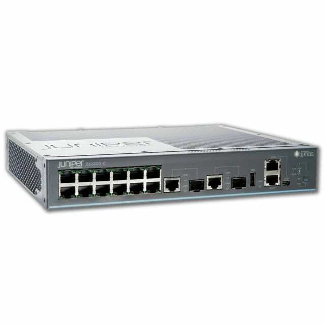 Juniper (EX2200-C-12T-2G) 12 Port Managed Compact Switch