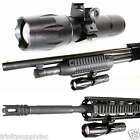 Trinity 1000 lumens led tactical flashlight weaver mounted for shotguns rifles 