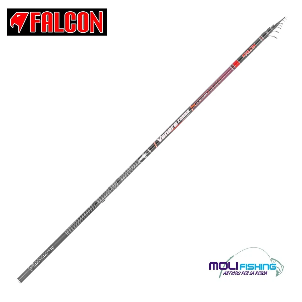 CANNA PESCA BOLOGNESE FALCON VENERE ROSSA AZIONE STRONG 5-6-7 M AZ. 25 GR NEW - Immagine 1 di 1