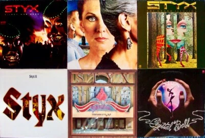 STYX~6 Top Albums~CRYSTAL BALL~STYX II~PARADISE THEATRE~PIECES OF EIGHT - Image 1 of 3