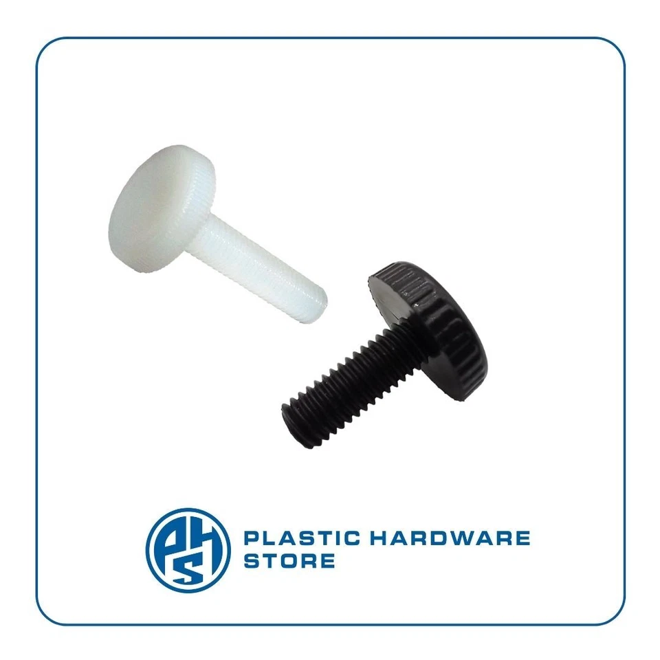 Viti in plastica Testa zigrinata a galletto - PHS - Immagine 1 di 2