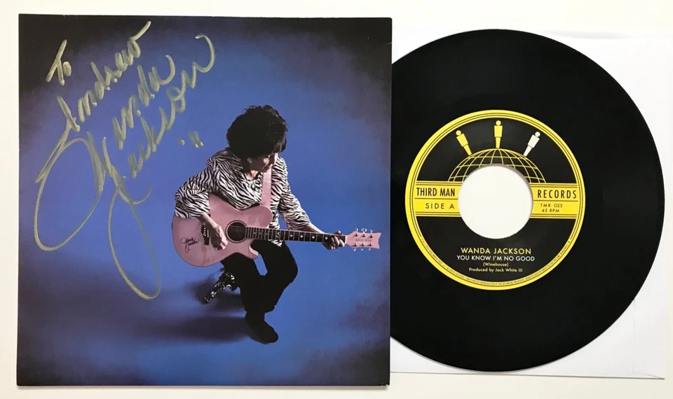 WANDA JACKSON: You Know I'm No Good (Vinyl 7" Single) NM Signed - Image 1 of 2