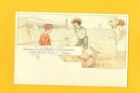 ENFANTS / JEU de PLAGE / ART NOUVEAU illustrée BELLE JARDINIERE avant 1904