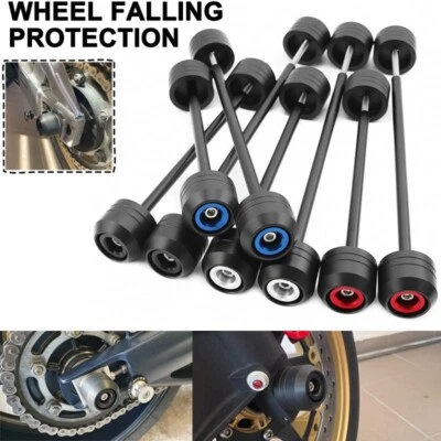 Protector de eje delantero trasero horquilla rueda deslizante para KAWASAKI NINJA 650 Z650 Z650RS Foto 1 de 4