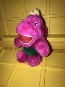 HAPPINESS AID Well Made Stuffed Plush Purple Dinosaur Bootleg Barney 1992 VTG - Picture 1 of 10