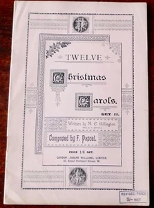 M.C. GILLINGTON F. PASCAL DODICI CANTI DI NATALE LIBRO DI CANZONI (anni '00) INGHILTERRA - Foto 1 di 4