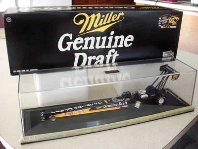 NHRA 1/24 LARRY DIXON 1995 MILLER GENUINE DRAFT TOP FUEL WITH CASE 1/6000 - Image 1 of 4