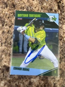 Connor Burns Signed 2024 Daytona Tortugas Cincinnati Reds Team Set Auto # 11 - Picture 1 of 1
