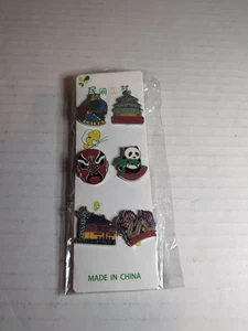 Beijing China Pins Pin Set Of 6 - Picture 1 of 4