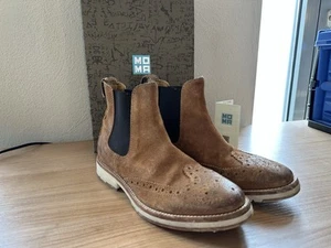 Moma Stiefeletten Damen braun Wildleder Gr. 37 - Bild 1 von 6