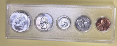 1964 P Silver Mint Set, 1 cent is D mint - Image 1 of 4
