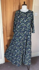 Seasalt Cornwall Line Stroke Tiered Dress-Woodland Carpet Maritime -Size 14-BNWT - Picture 1 of 18