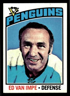 1976-77 Topps Ed Van Impe #157 - Pittsburgh Penguins - Image 1 of 2