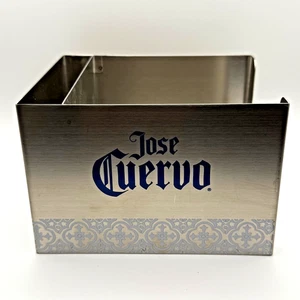 Jose Cuervo Silber Metall Bar Caddy Serviette & Strohhalm Halter-Neu in Box - Bild 1 von 10