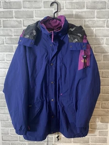 The North Face Stowaway II Goretex Jacket Mens XL Purple Hooded Vintage Coat. - Picture 1 of 17