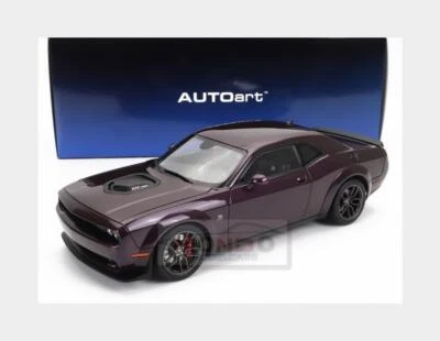 1:18 AUTOART Dodge Challenger R/T Scat Pack Widebody 2022 Purple AA71771 - Immagine 1 di 2